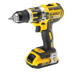 Wiertarko-wkrętarka bezszczotkowa z udarem 18V XR 2x2Ah 13mm DeWalt