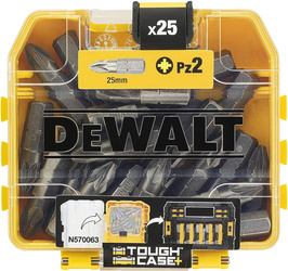 Zestaw bitów do wkrętarki 25szt. Pz2 25 mm DeWalt DT71521-QZ