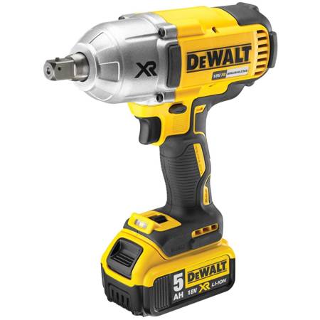 Klucz udarowy z wysokim momentem obrotowym 1/2" 18V XR 2x5.0Ah walizka DEWALT DCF899P2-QW