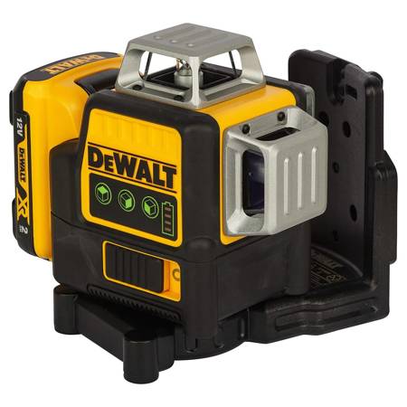 Laser liniowy krzyżowy zielony  12V XR 3x360 1x2Ah DeWalt