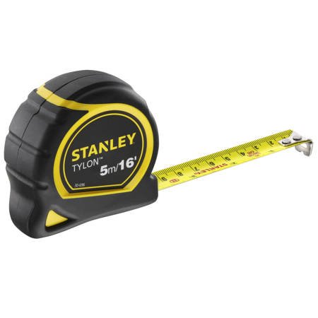 Taśma miernicza Stanley Tylon metryczno-calowa 5m/16ft x 19mm - karta