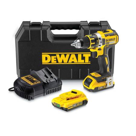 Wiertarko-wkrętarka bezszczotkowa 18V XR 2x2Ah 13mm DeWalt