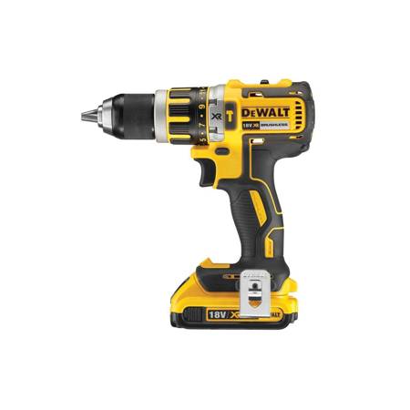 Wiertarko-wkrętarka bezszczotkowa z udarem 18V XR 2x2Ah 13mm DeWalt