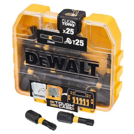 Zestaw bitów T25 25mm Torsion TicTac 25szt. DeWalt