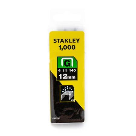 Zszywki typ G (4/11/140) 12mm (1000szt.) Stanley 1-TRA708T